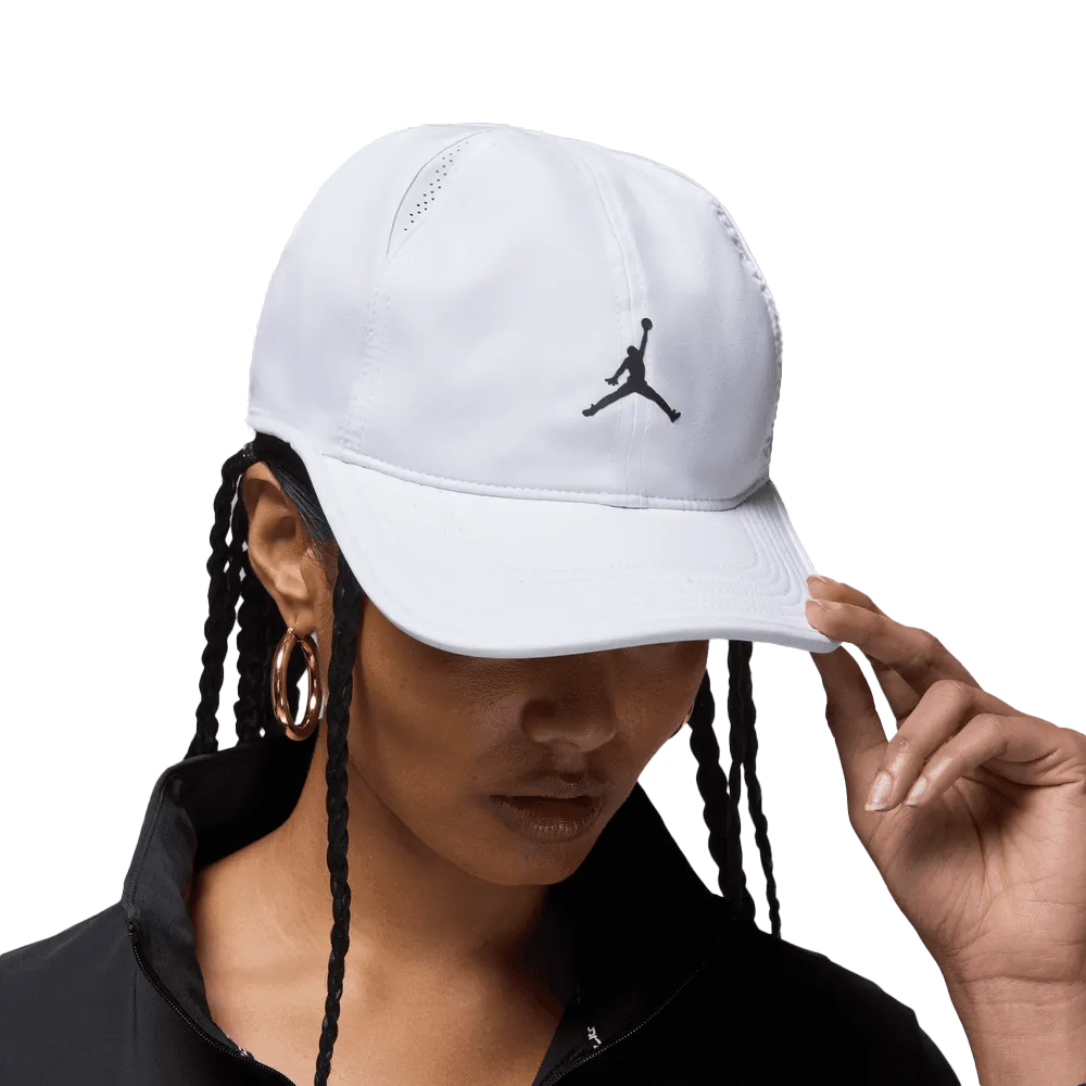 Jordan Dri-FIT Club Unstructured Curved Bill Cap 'White'