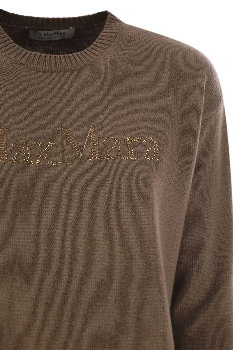 KASSEL - WOOL AND CASHMERE SWEATER WITH LOGO