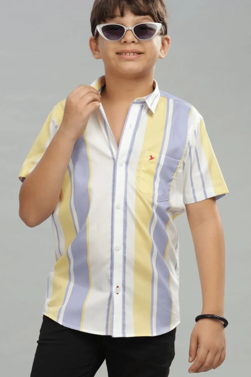 KIDS - Summer Stripes - Half-Stain Proof Shirt