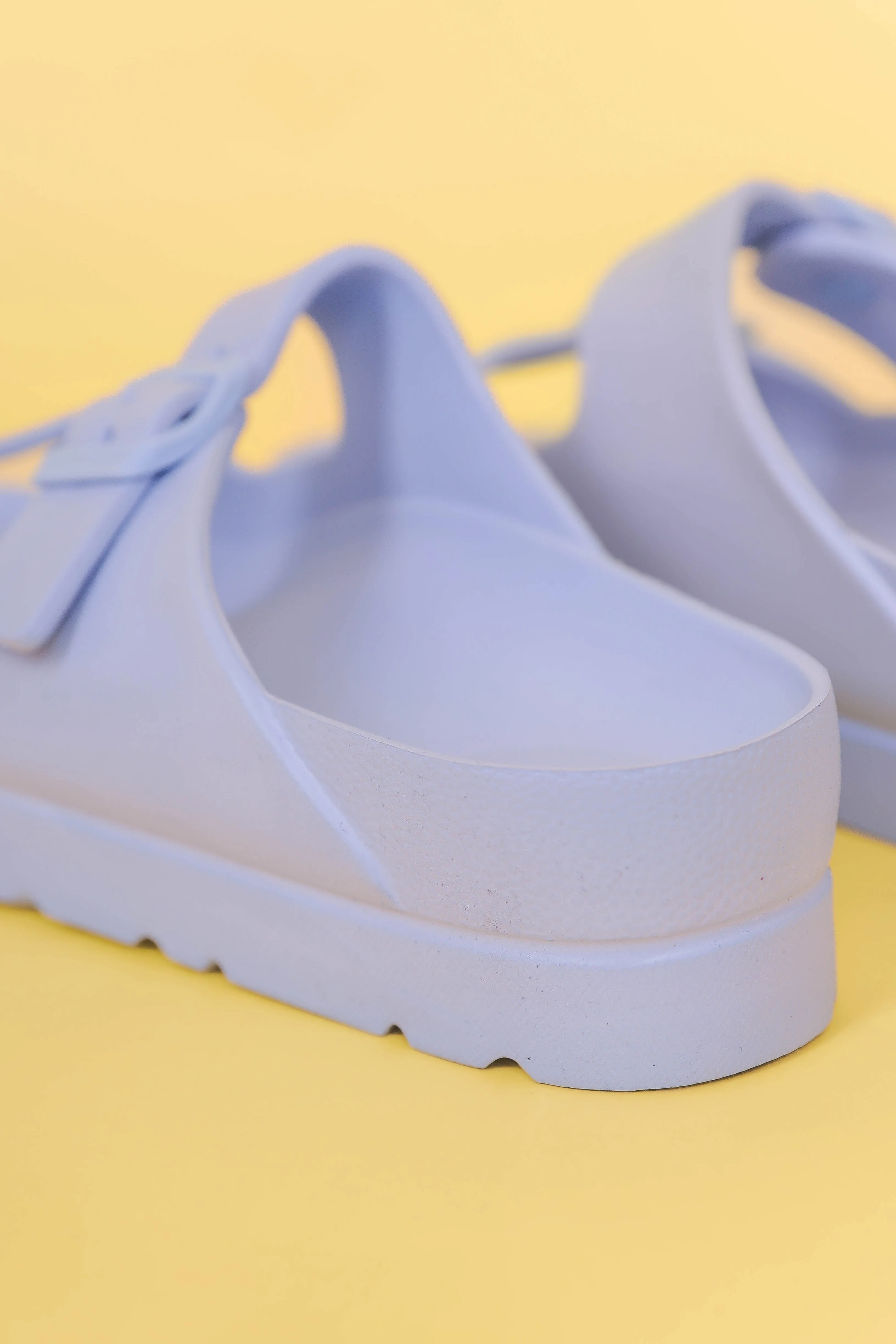 Kirby Double Strap Slides-Blue