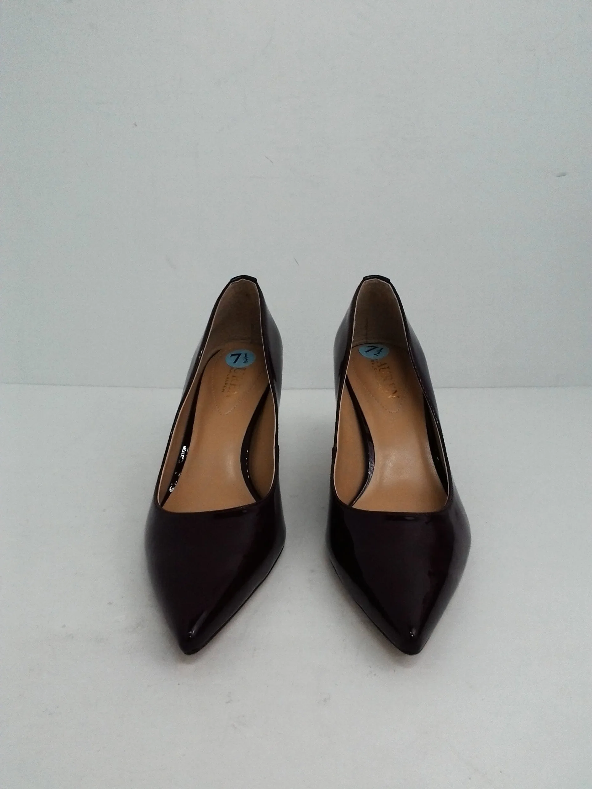 Lauren Ralph Lauren Women's Lanette Burgundy Patent Heels Size 7.5 B