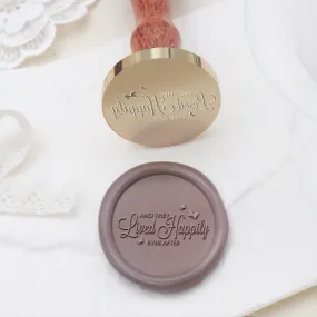 Lived Happliy Wedding Invitation & Announcement Wax Seal Stamp