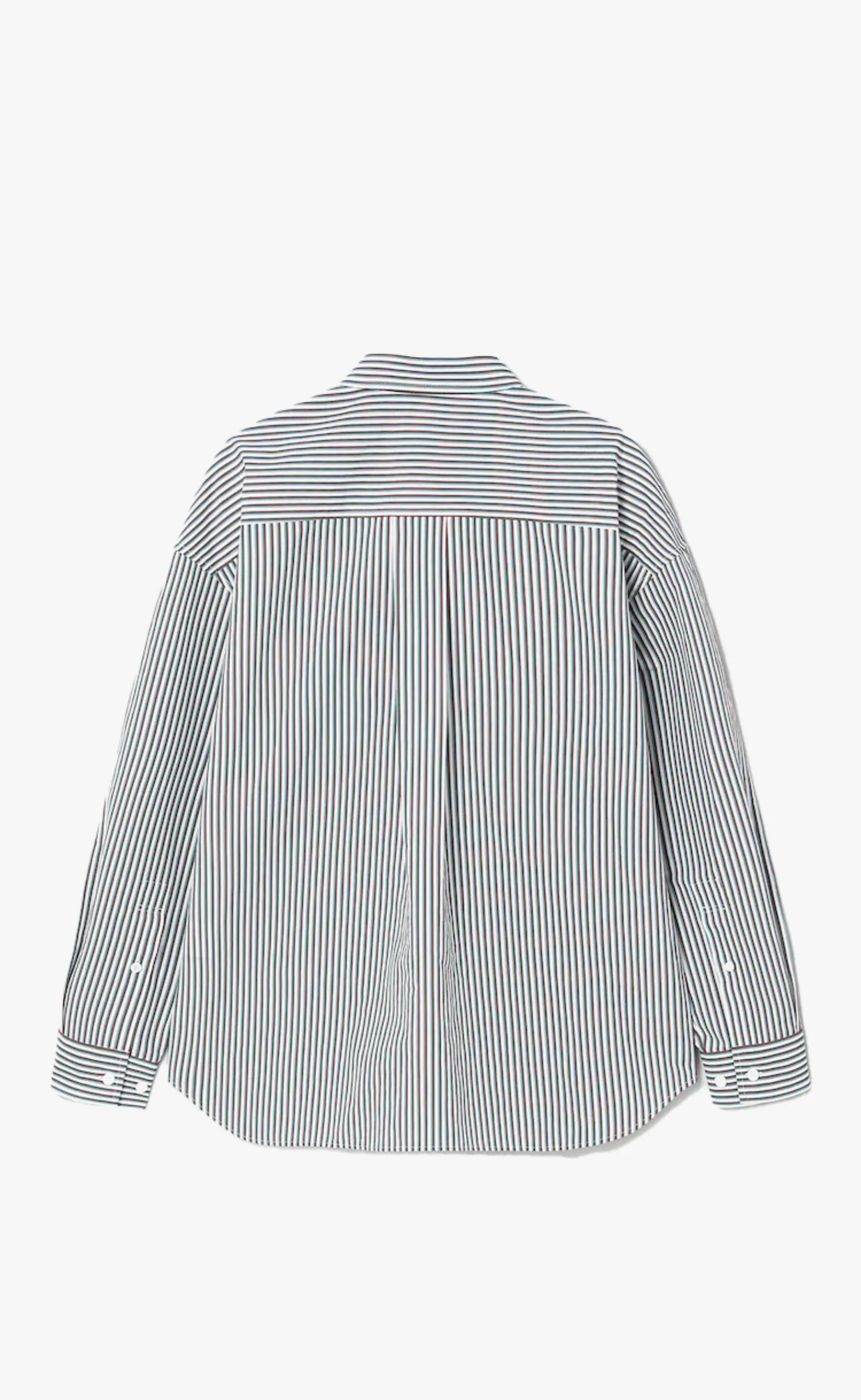 LOOSE FIT STRIPE CLASSIC WHITE SHIRTS