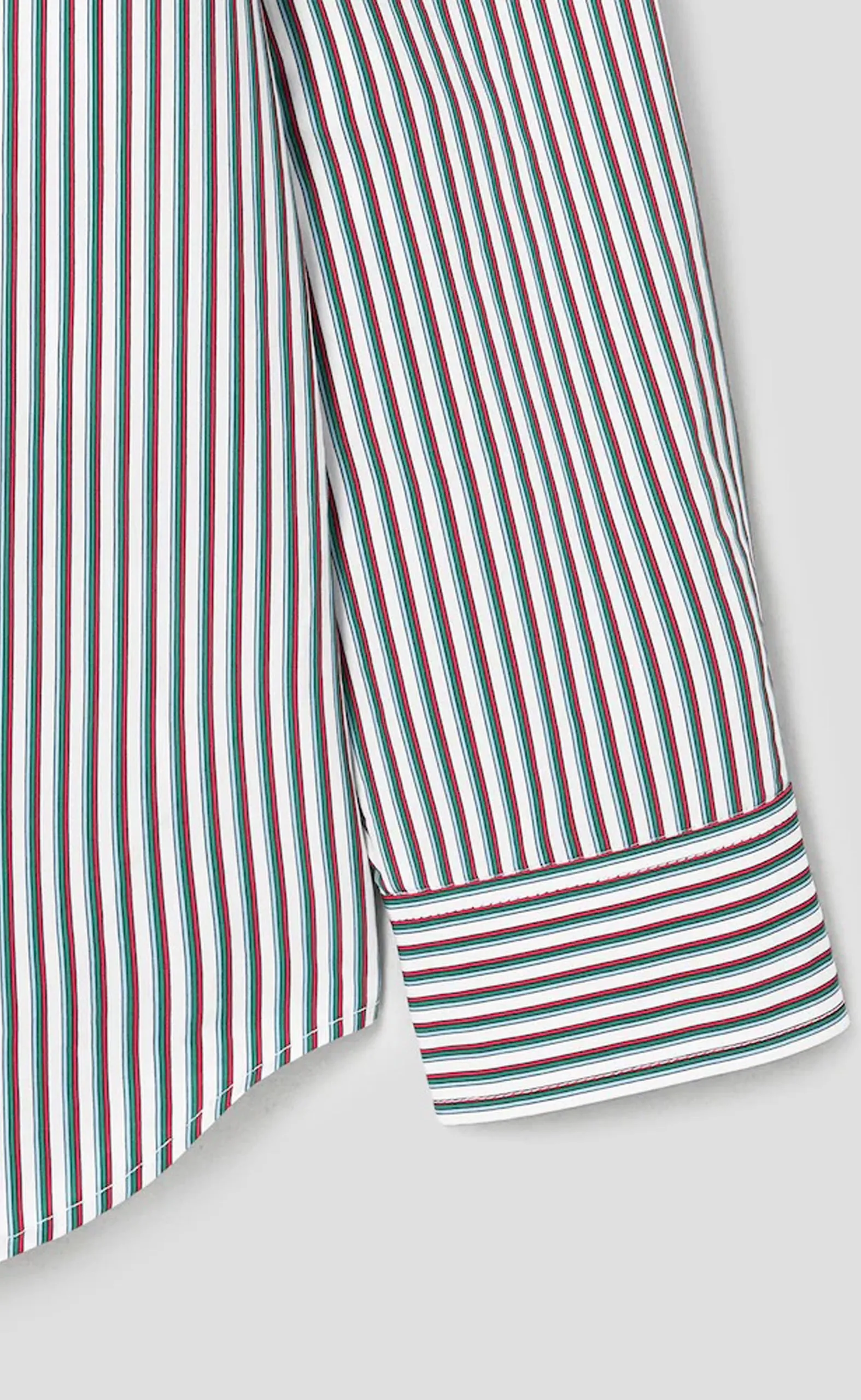 LOOSE FIT STRIPE CLASSIC WHITE SHIRTS