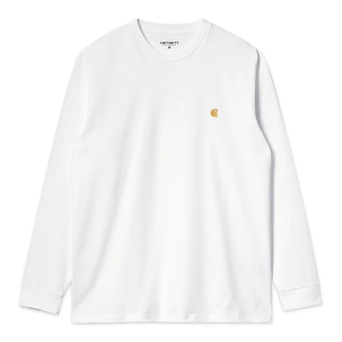 L/S Chase T-Shirt - White / Gold