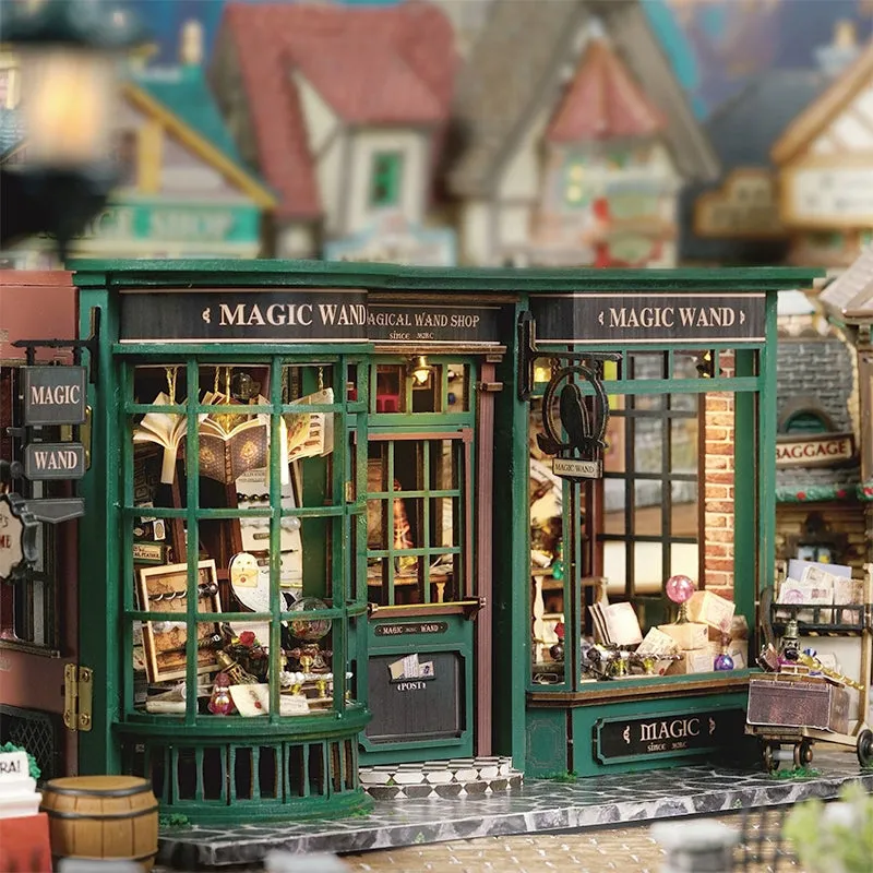 Magic European Style House Ink Green Handmade Model