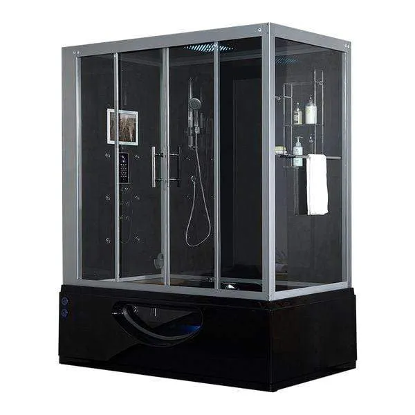 Maya Bath Catania Platinum 2-Person Freestanding Steam Shower