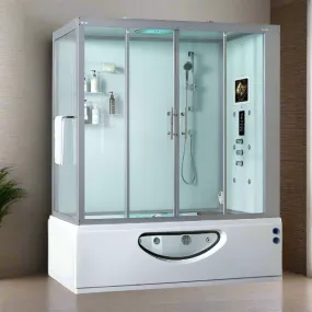 Maya Bath Catania Platinum 2-Person Freestanding Steam Shower