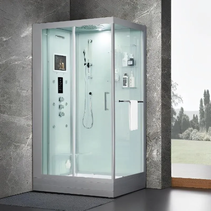 Maya Bath Lucca Platinum Freestanding Steam Shower