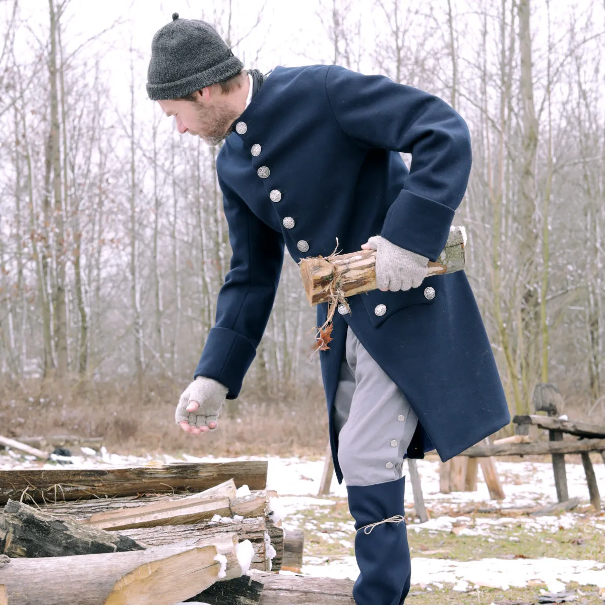 Men's 18th Century Wool Civilian Coat