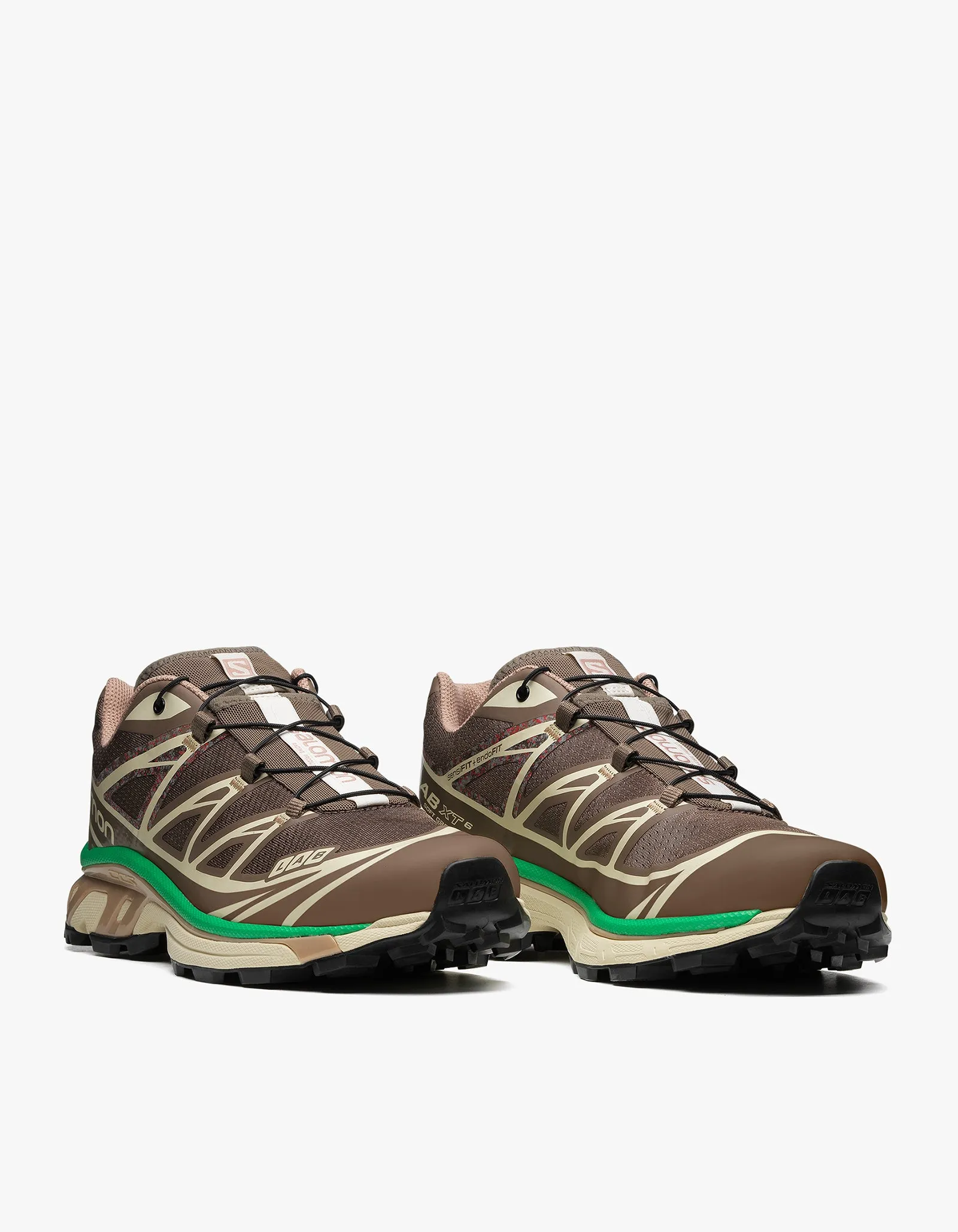 Mens XT 6 Mindful 2 - Falcon/Almond Milk/Bright Green