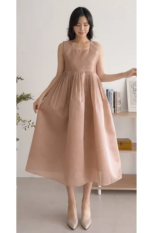 Minhanbok Women's Living Hanbok Stella Improved Fusion Waist Skirt Dress