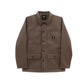 Mn Drill Chore Coat Lined - Brown