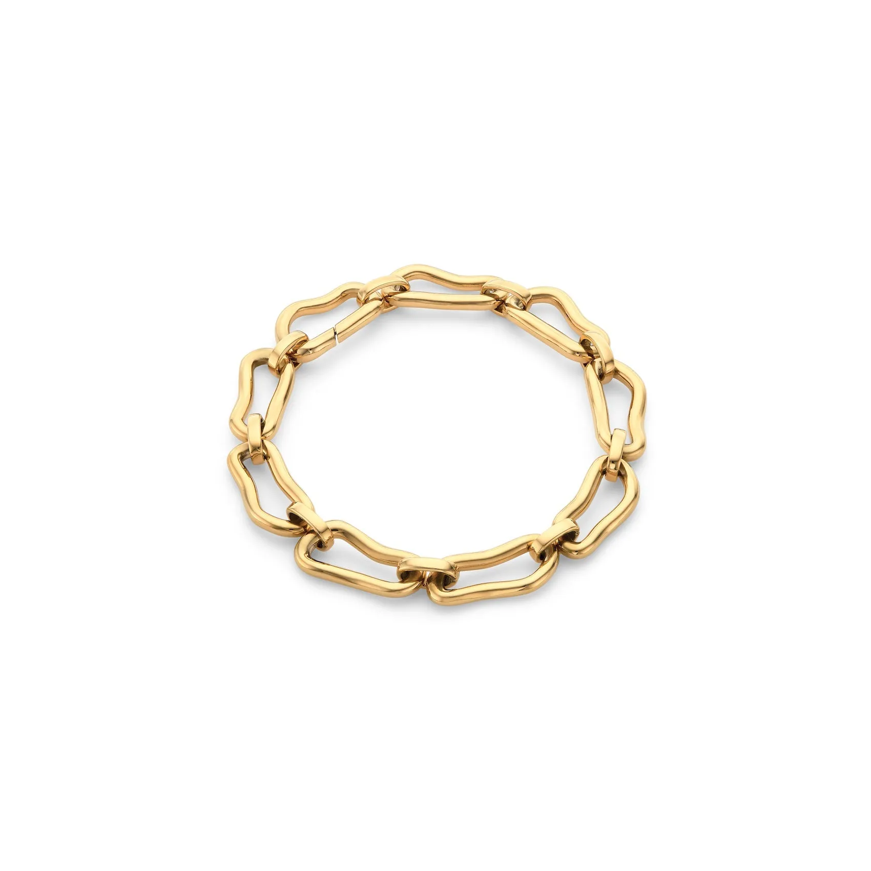 Molten Link Bracelet (Gold)