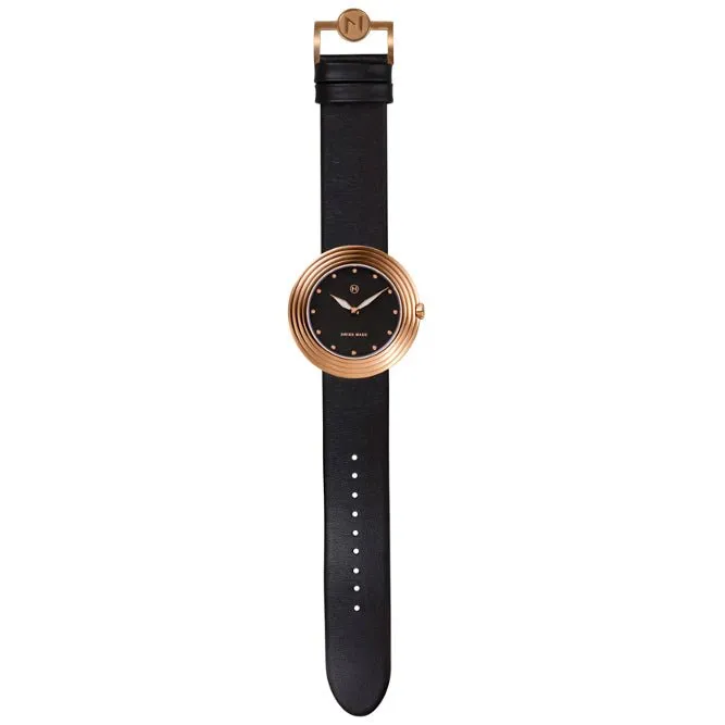 Nove Streamliner 40mm Black Rose Gold