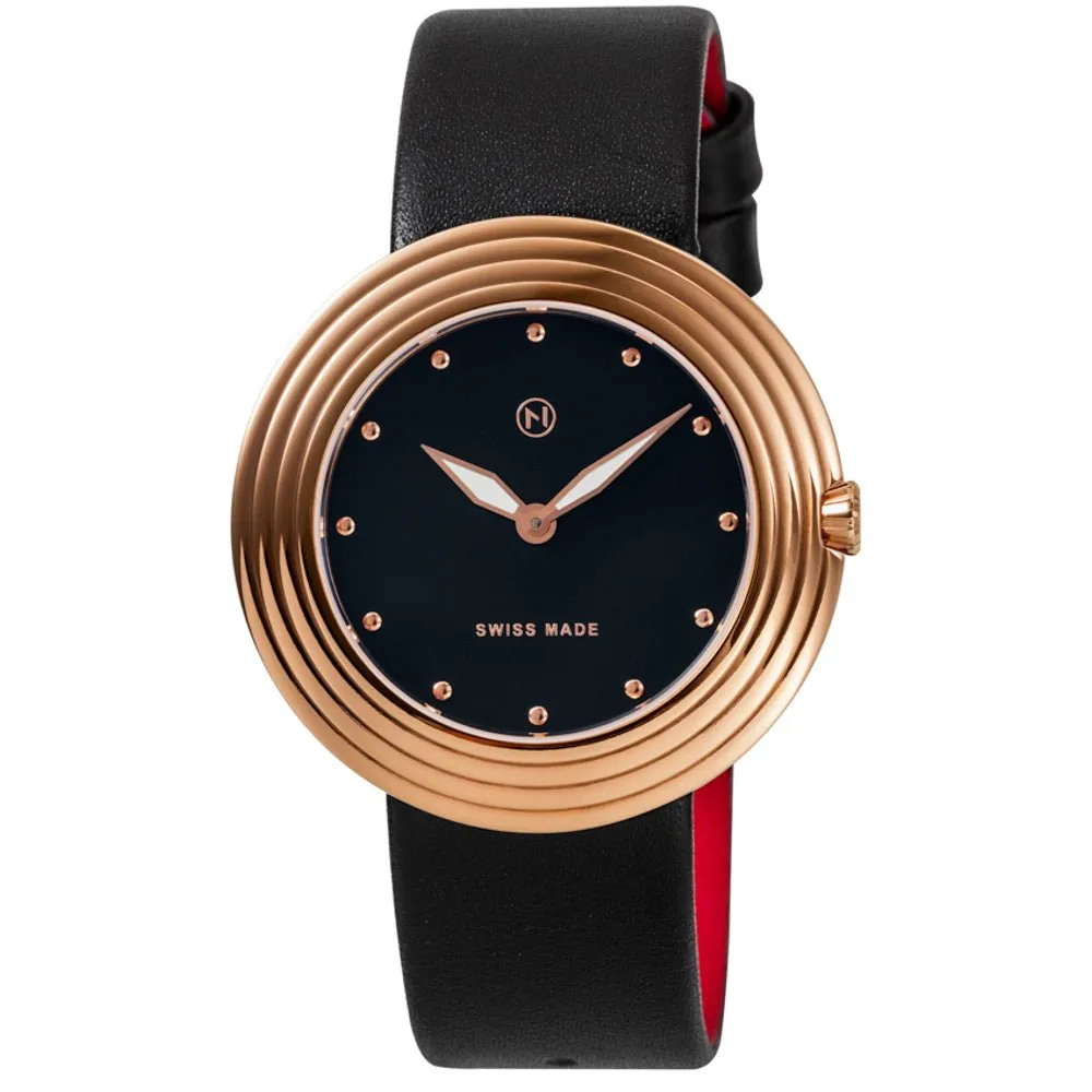 Nove Streamliner 40mm Black Rose Gold