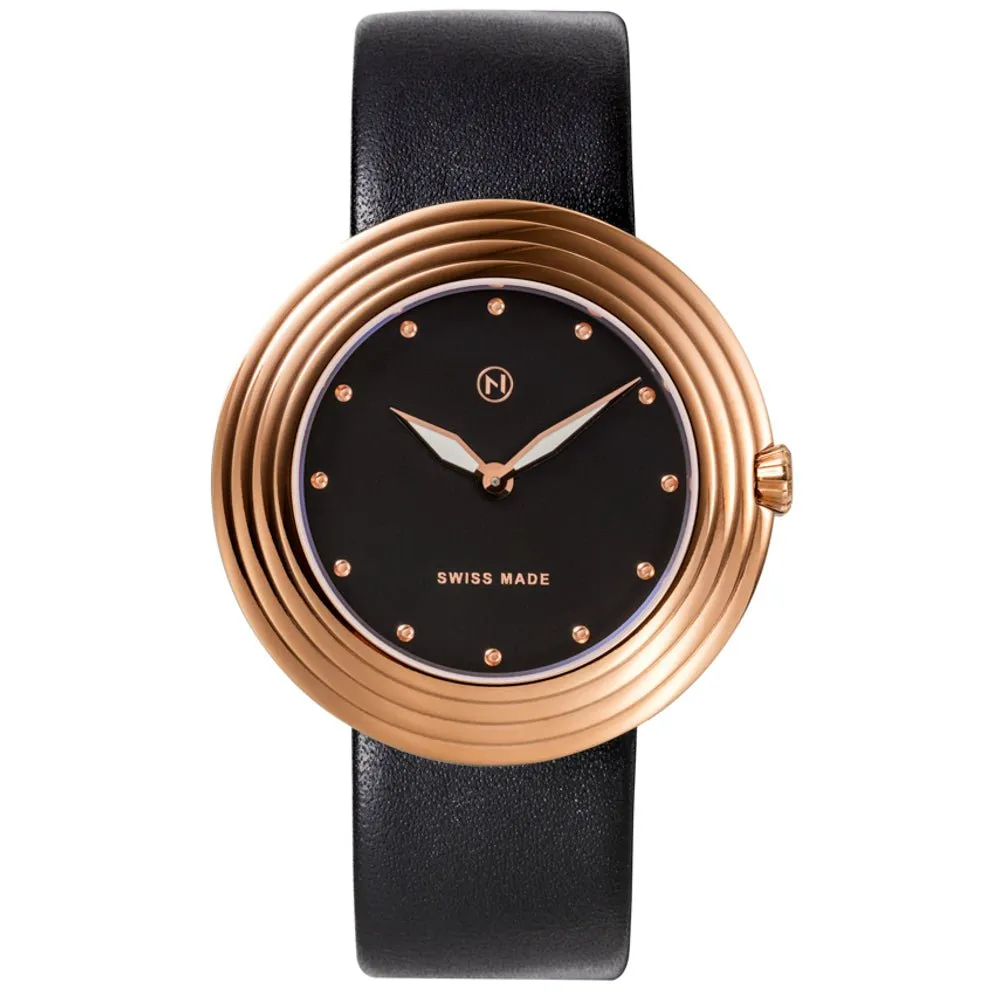 Nove Streamliner 40mm Black Rose Gold