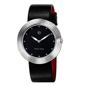 Nove Streamliner 40mm Black Silver