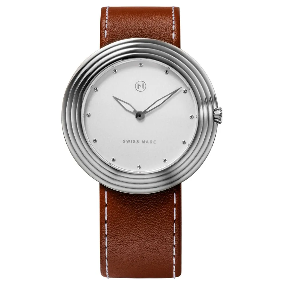 Nove Streamliner 40mm Brown White