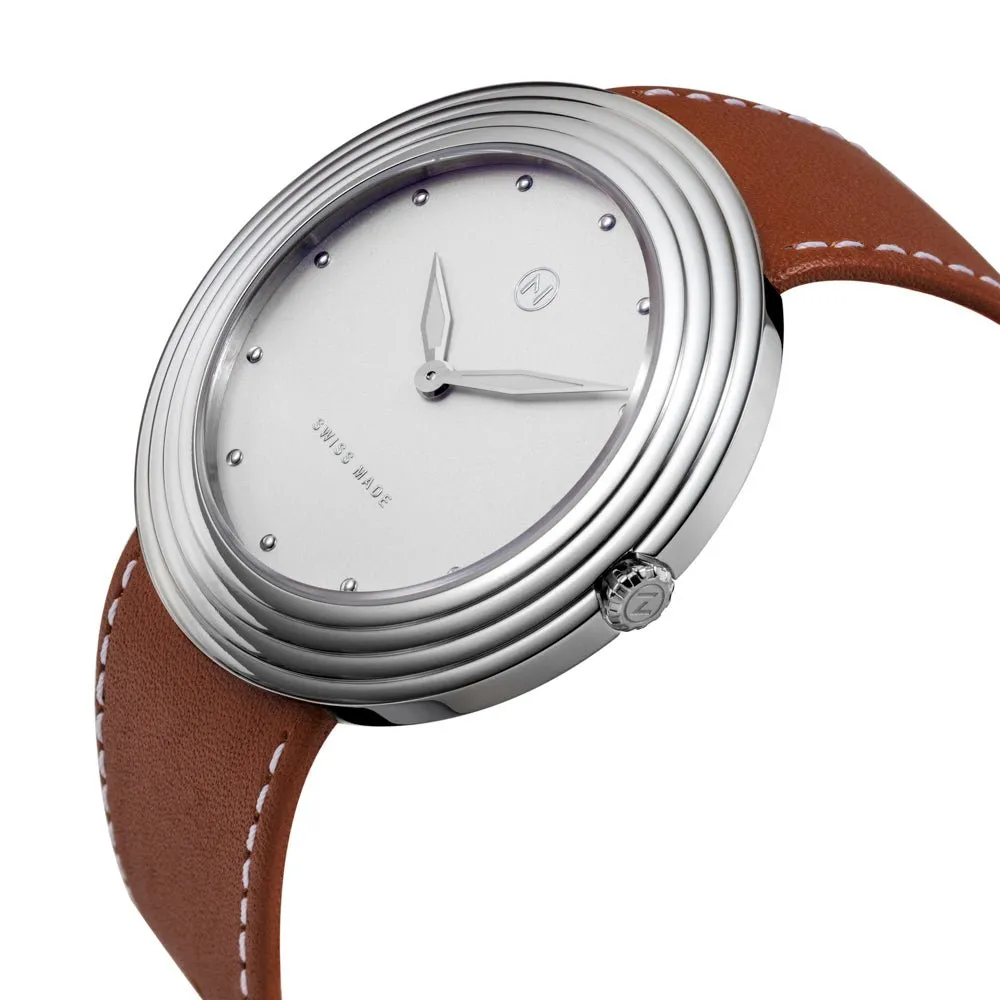 Nove Streamliner 40mm Brown White