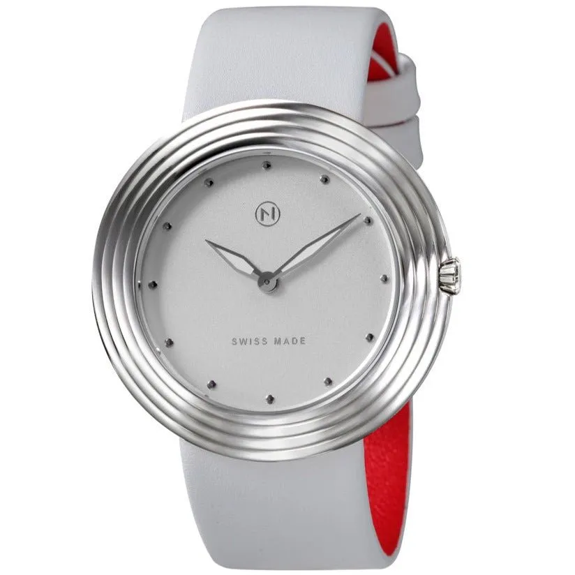 Nove Streamliner 40mm White Silver