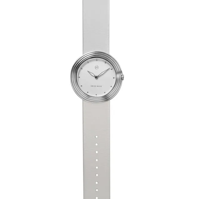 Nove Streamliner 40mm White Silver