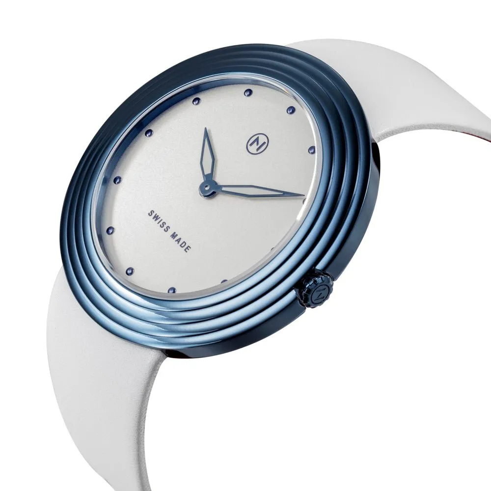 Nove Streamliner 46mm White Blue