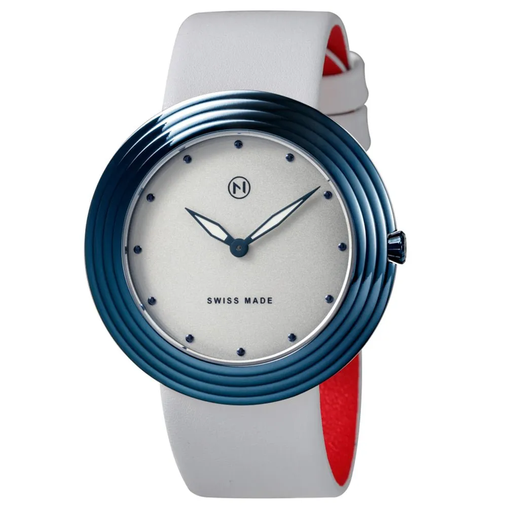 Nove Streamliner 46mm White Blue