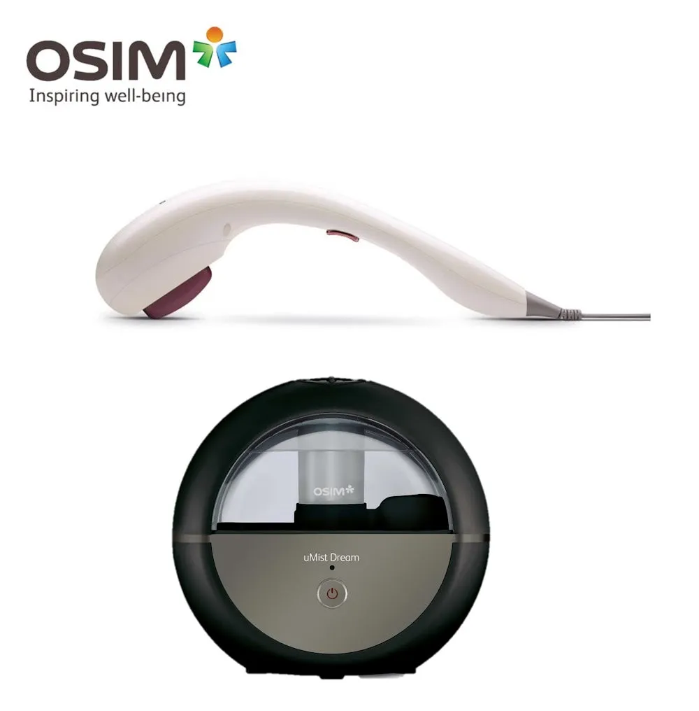 OSIM (Mix and Match Bundle) uPamper Lite Handheld Massager   uMist Dream Humidifier