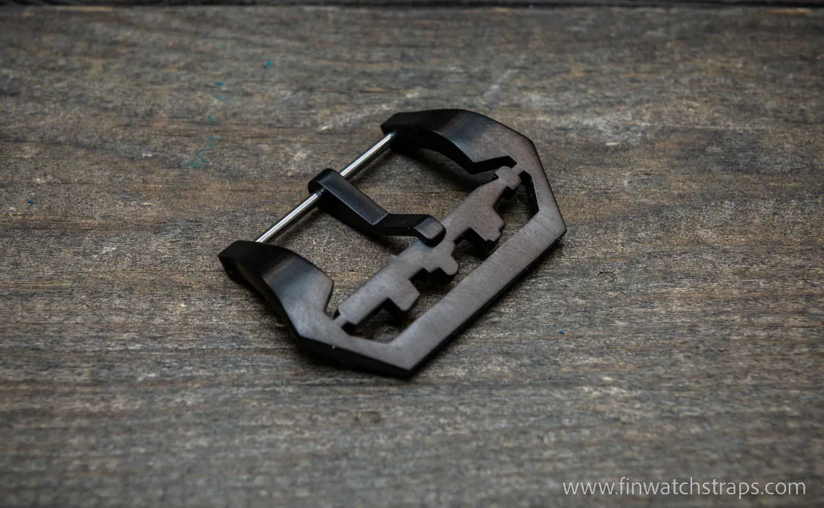 Panerai buckle, black matte 20 mm, 22 mm, 24 mm, 26 mm