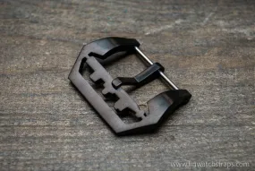 Panerai buckle, black matte 20 mm, 22 mm, 24 mm, 26 mm