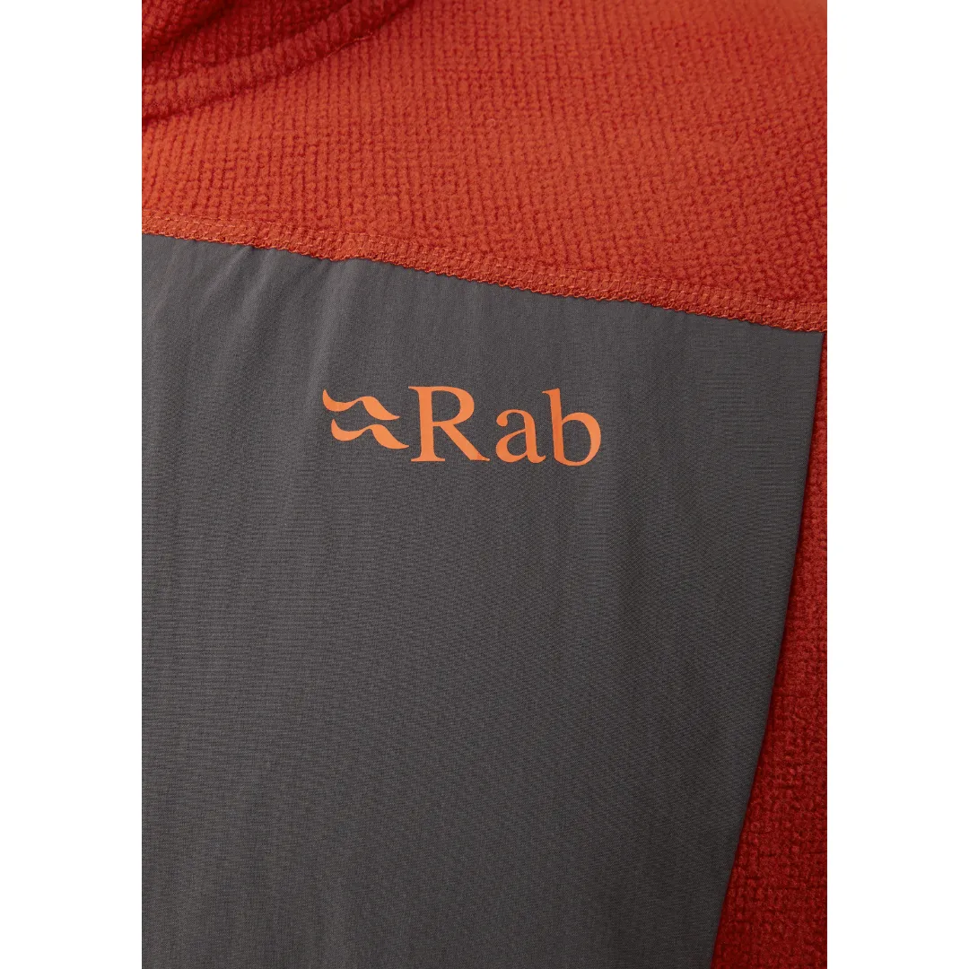 Rab Men's Tecton Pull-On Half Zip Fleece (Red Clay)