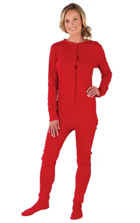 Red Dropseat Women's Pajamas - Pet & Owner