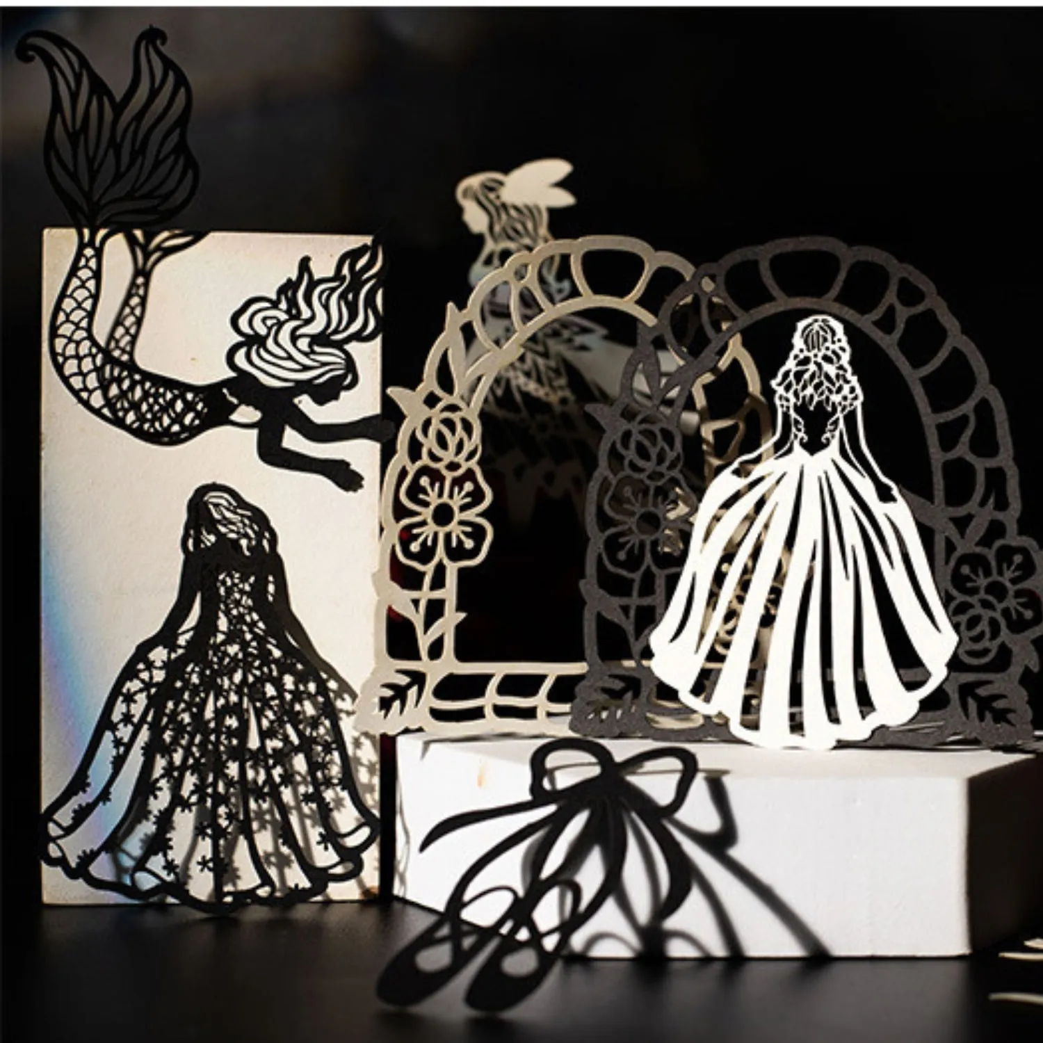 Shadow Dance Series Creative Figure Silhouette Hollow Material Paper