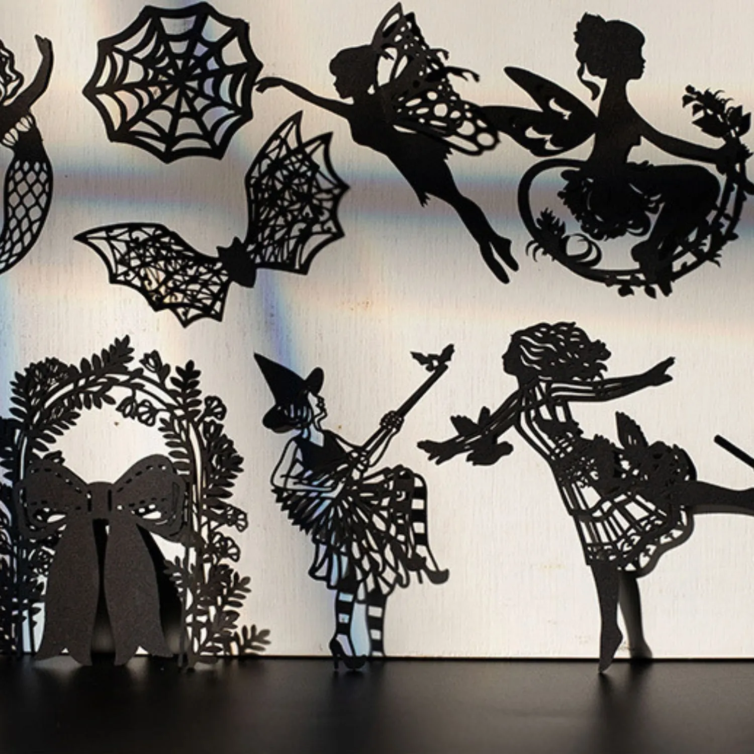 Shadow Dance Series Creative Figure Silhouette Hollow Material Paper