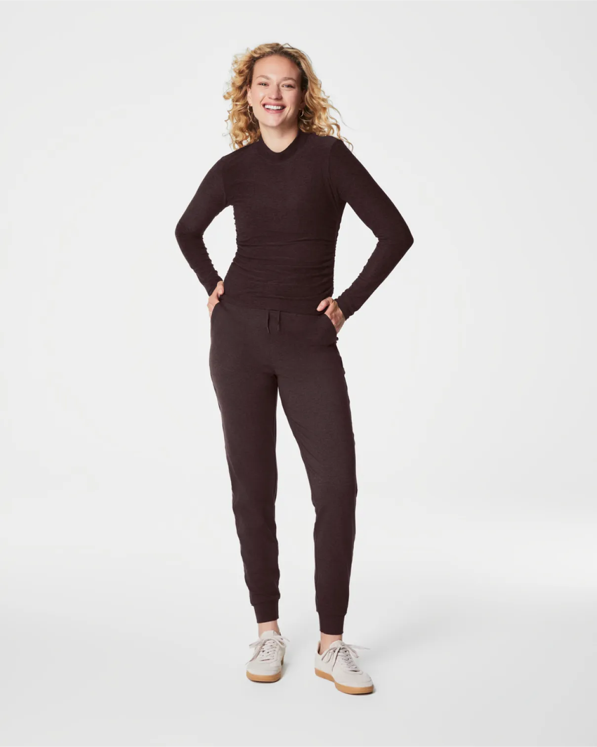 SPANX SoftStretch Long Sleeve Mockneck Top