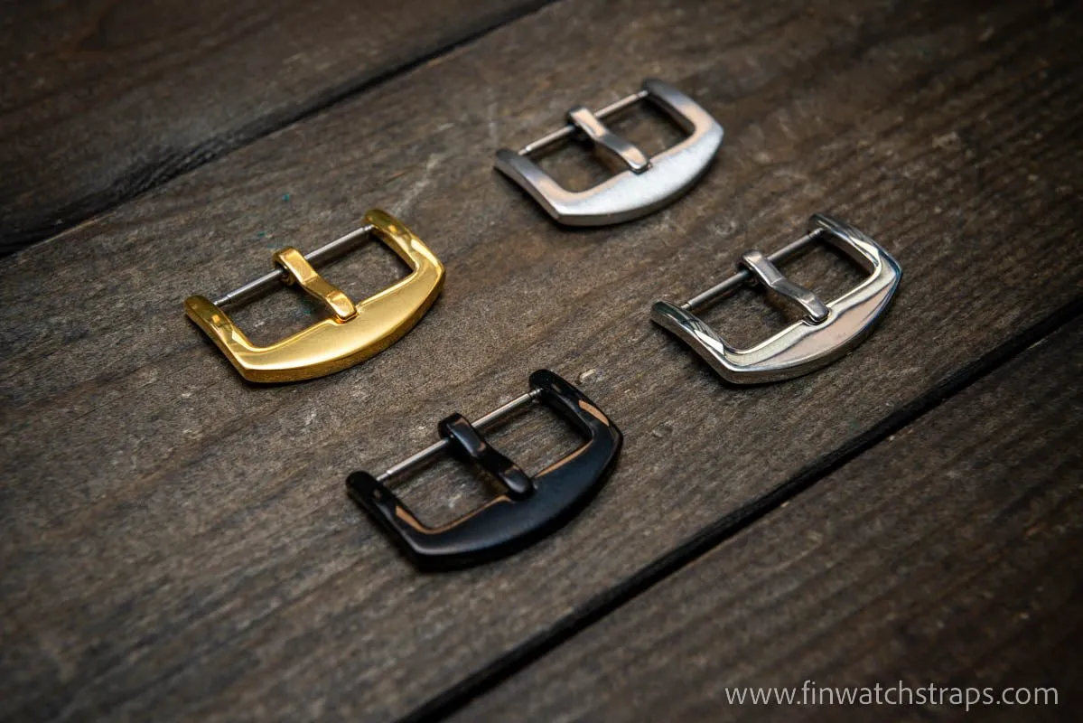 Stainless steel buckle (black, silver, rose gold, gold) 10 mm-24 mm