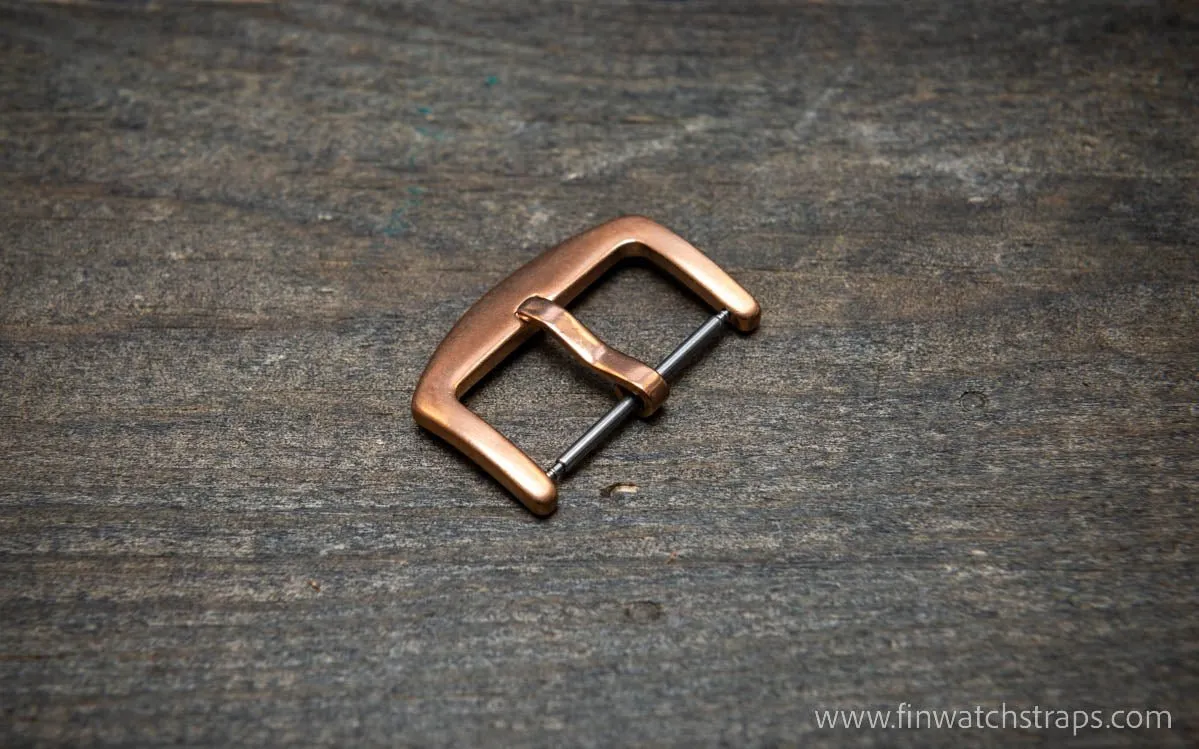 Stainless steel buckle (black, silver, rose gold, gold) 10 mm-24 mm