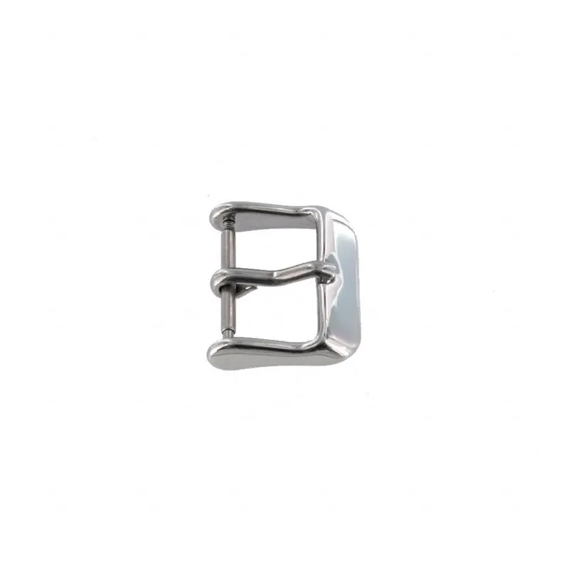 Stainless steel buckle (brushed, polished) 16 mm, 18 mm, 19 mm, 20 mm, 21 mm, 22 mm, 24 mm