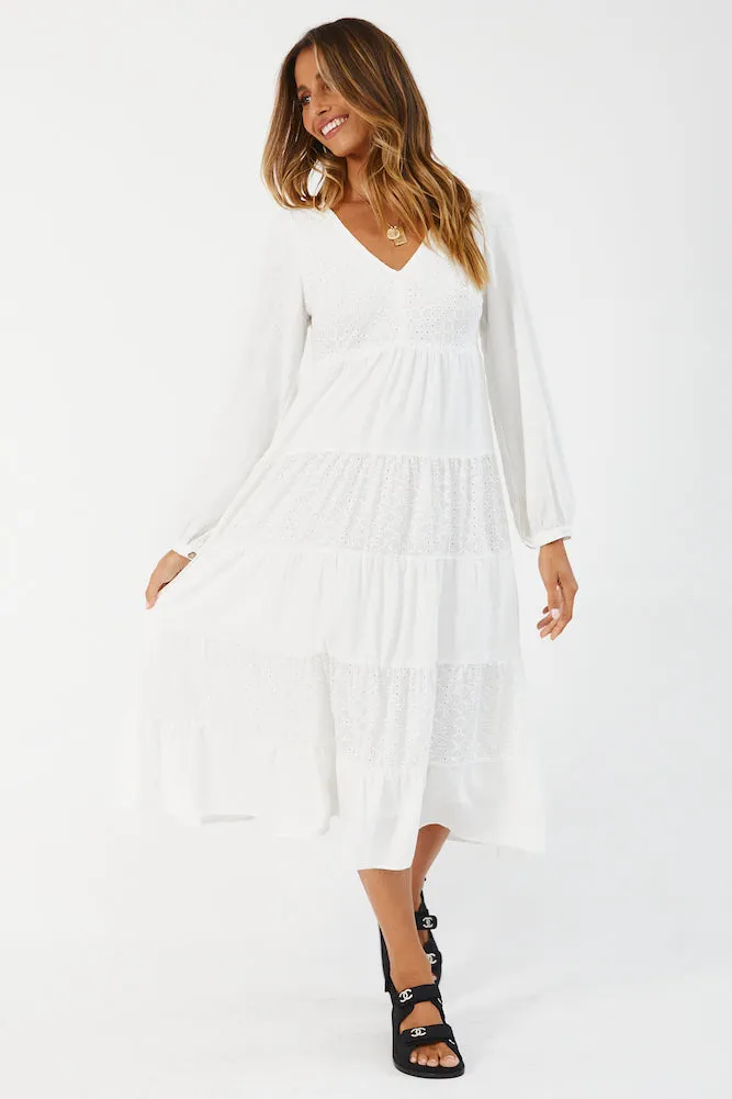 Starlight Maxi Dress White