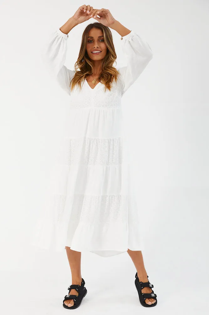 Starlight Maxi Dress White