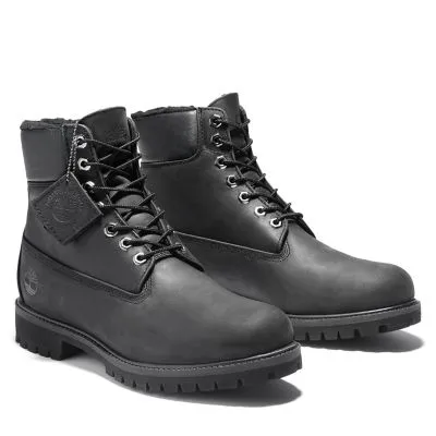 Timberland 6 inch insulated Winter Boots Black