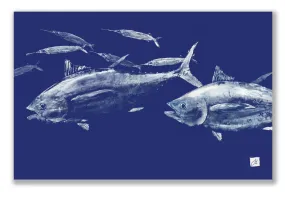 Tuna chasing ballyhoo Placemat