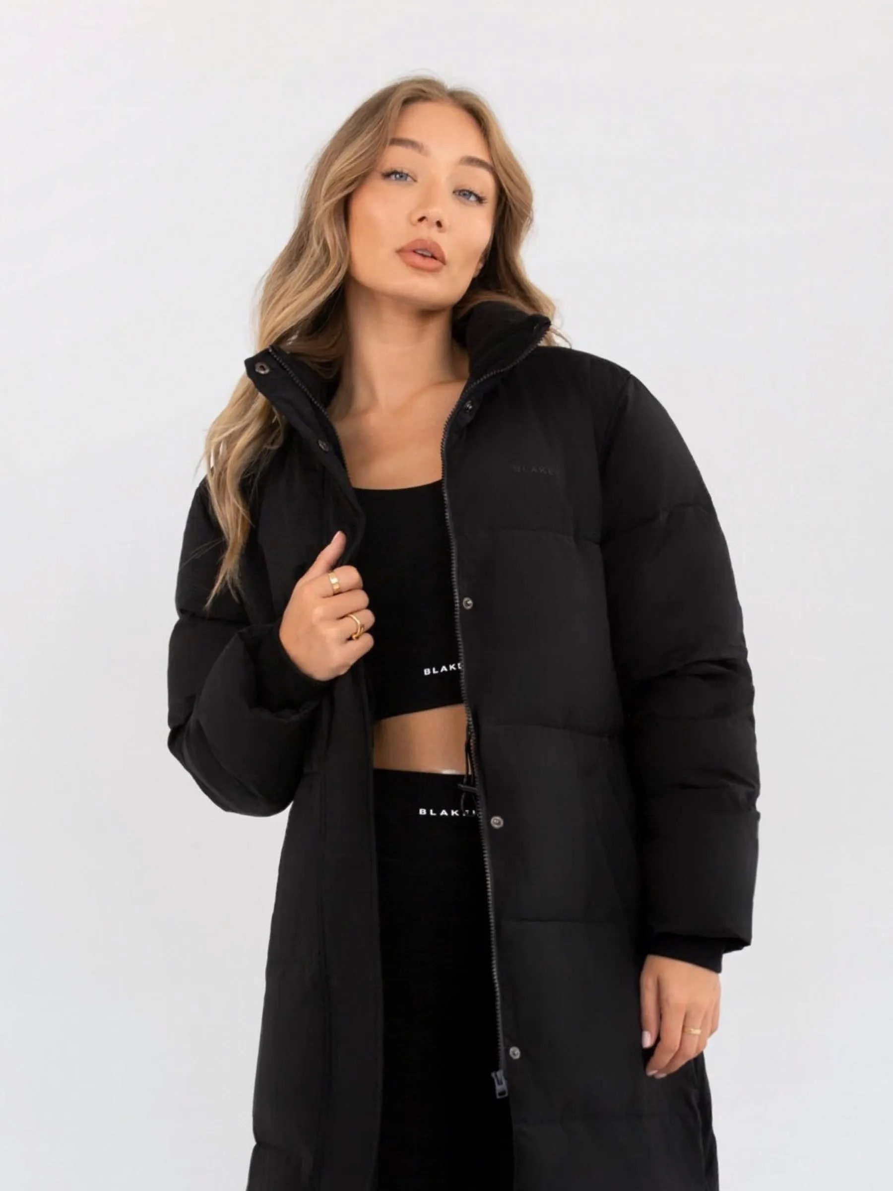 Ultimate Longline Puffer Coat - Black