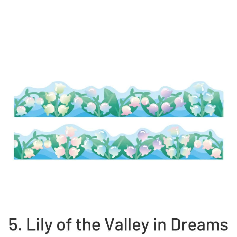 Valley of Blue Wind Chimes Landscape Washi Tape