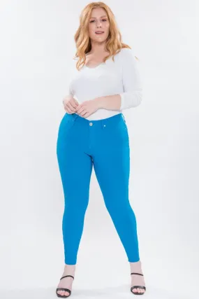 Women's Plus Size Hyperstretch Skinny Pants, Blue Jay