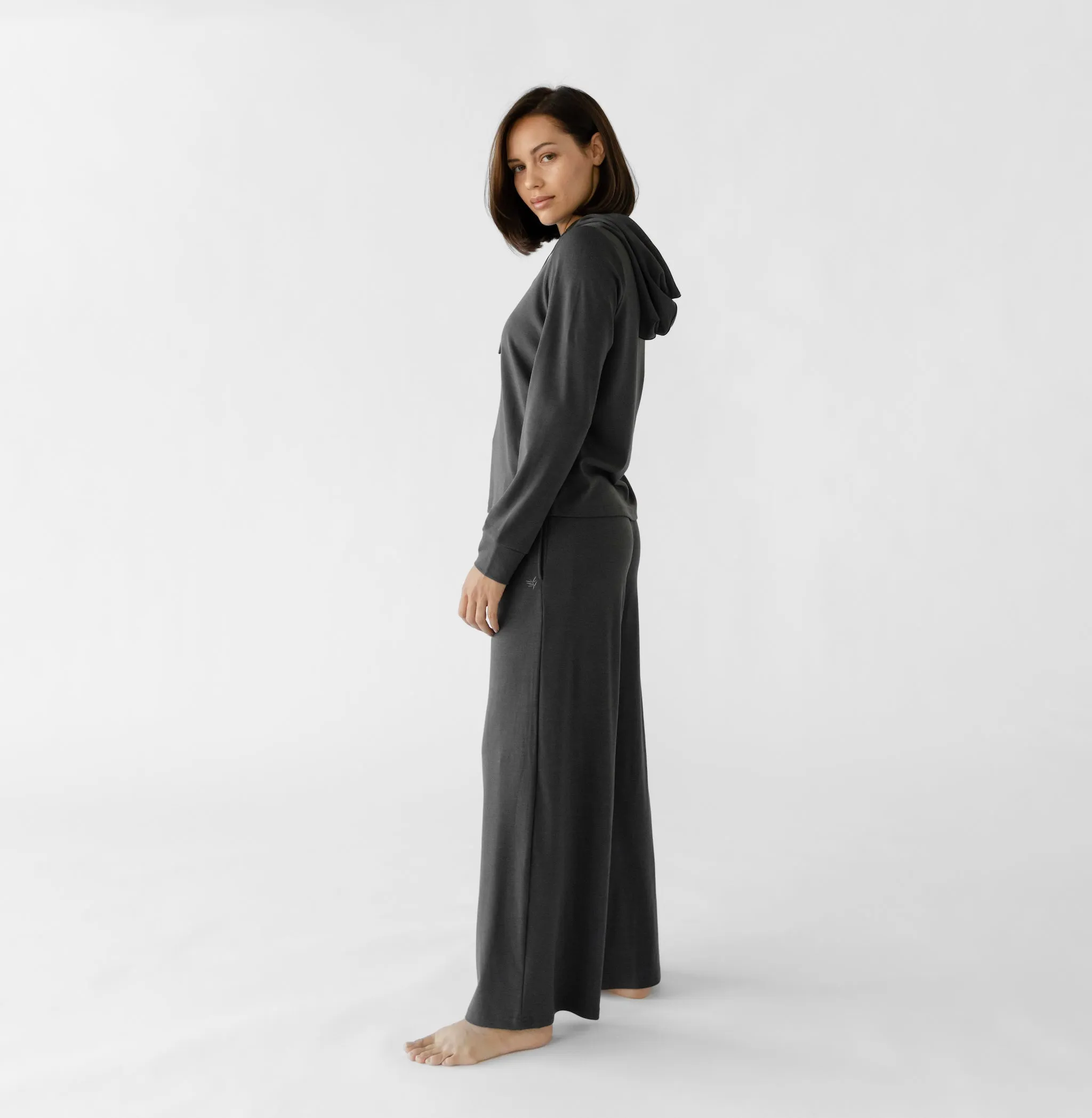 Women's Ultra-Soft Bamboo Wide Leg Pull On Pant TALL