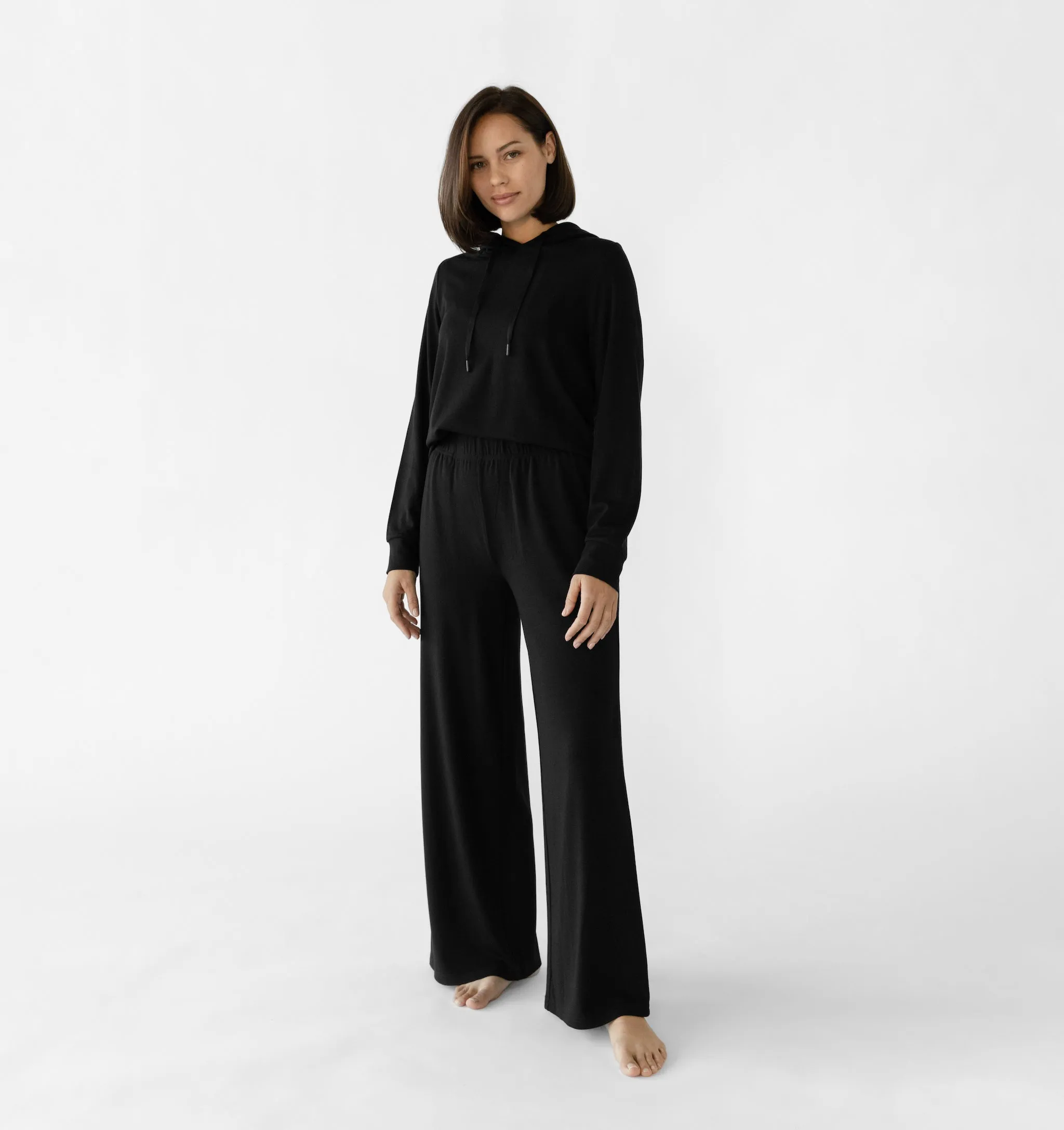 Women's Ultra-Soft Bamboo Wide Leg Pull On Pant TALL