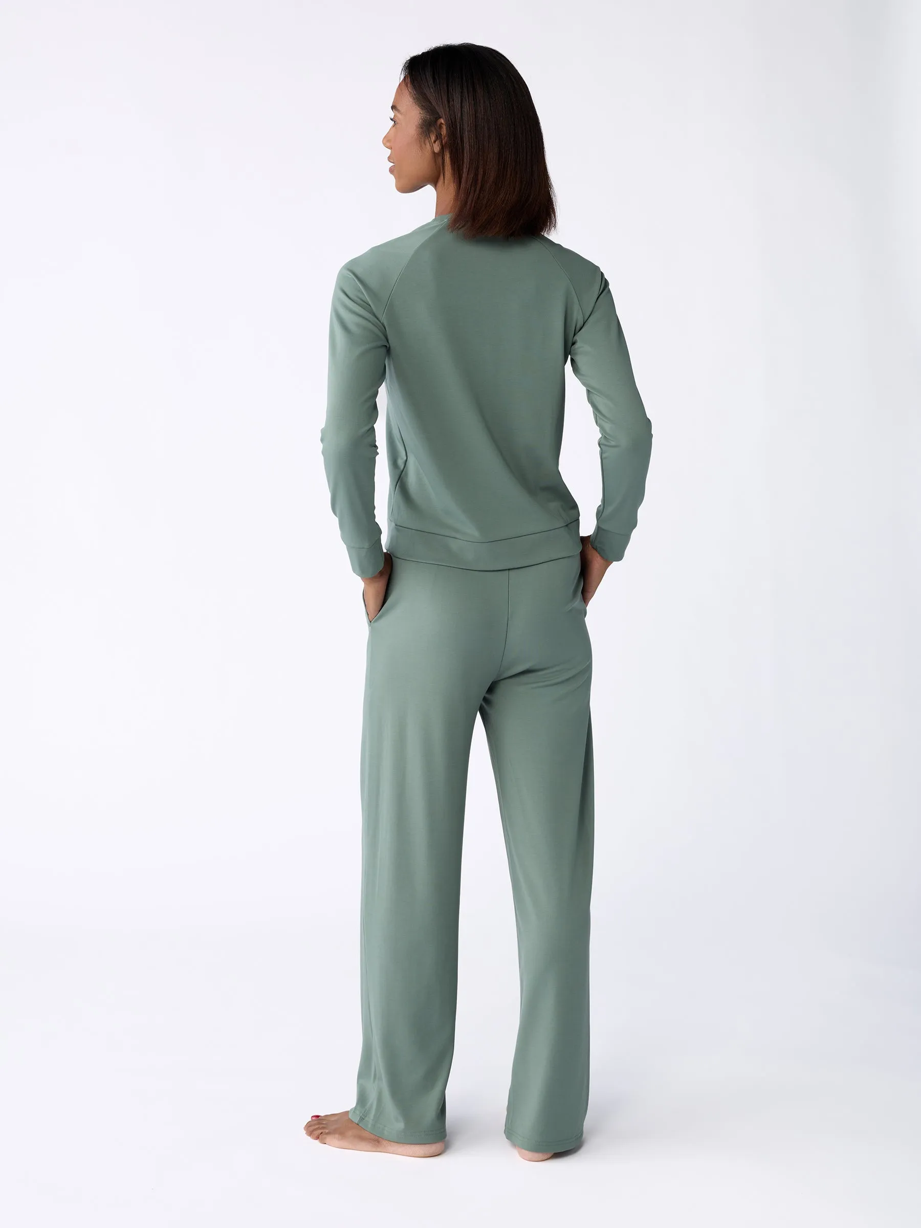 Women's Ultra-Soft Bamboo Wide Leg Pull On Pant TALL