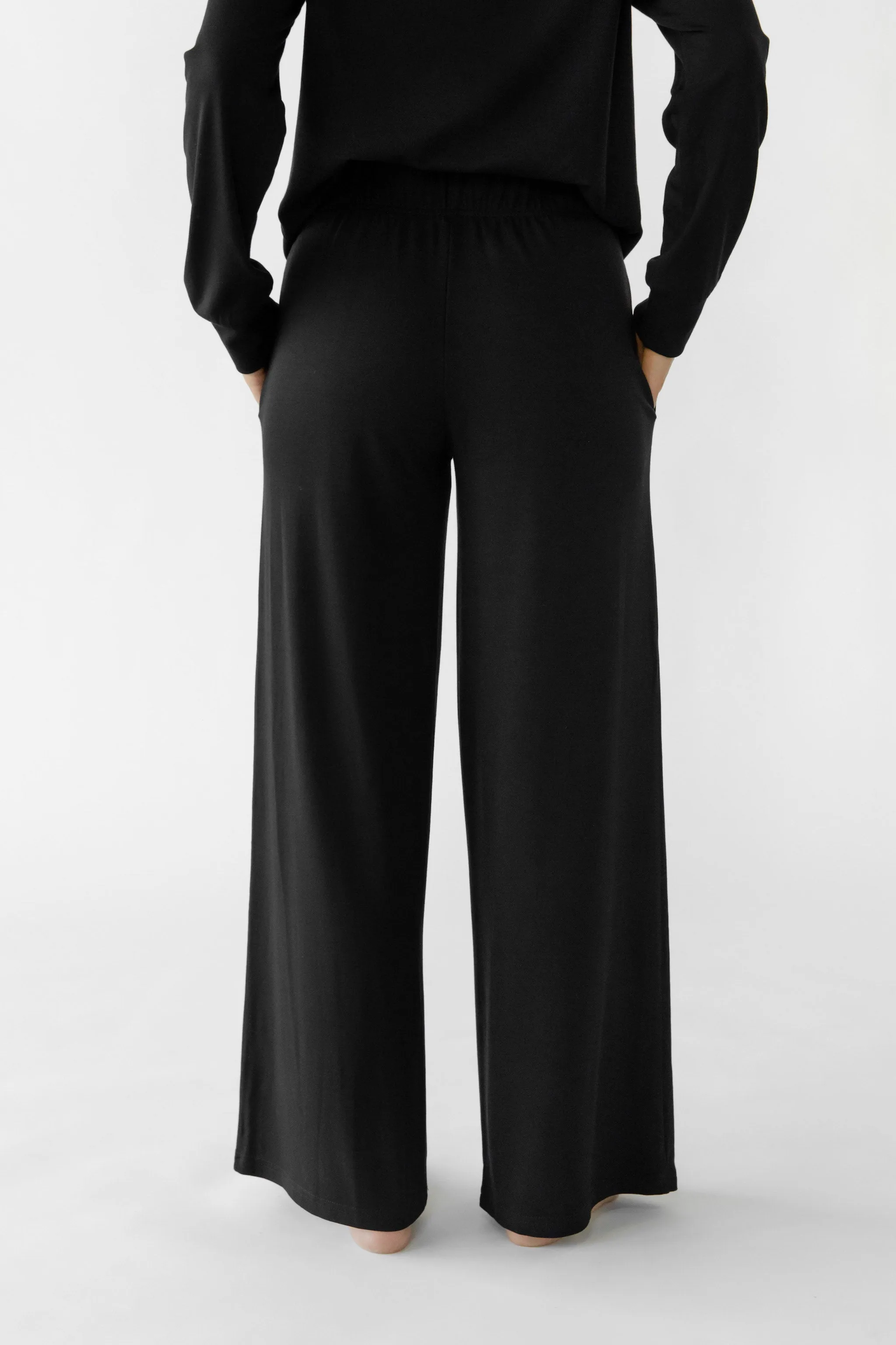 Women's Ultra-Soft Bamboo Wide Leg Pull On Pant TALL